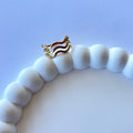 18K Gold Stainless Steel Triple Wave Geometric Ring For Everyday Wear
